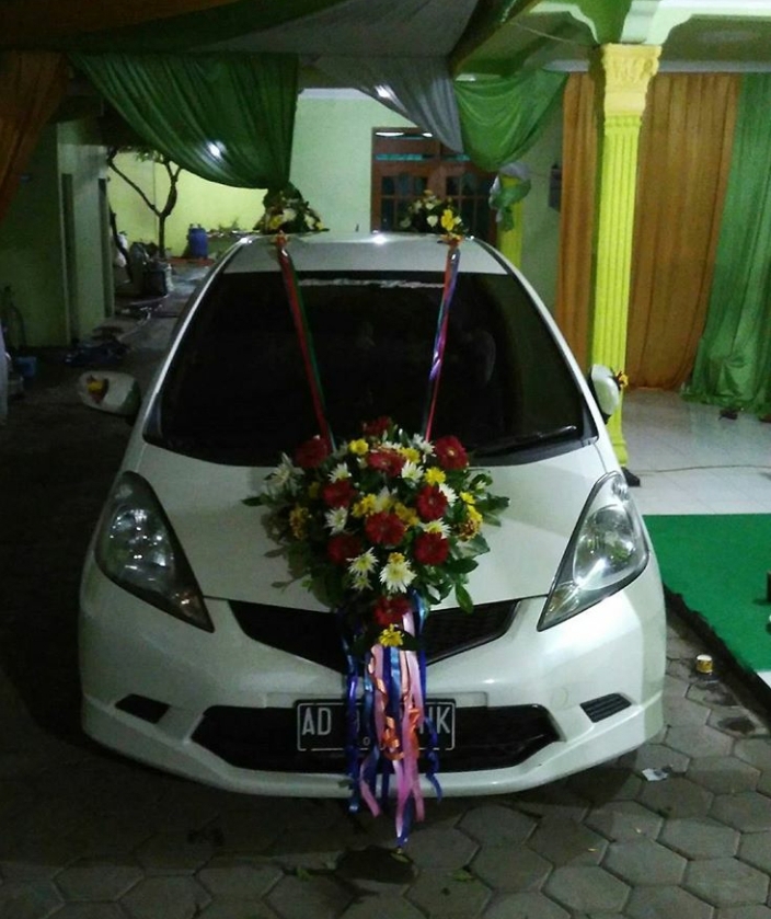 Dekorasi Rias Mobil Pengantin DRMP0001 Toko Bunga Bandung Monalisa