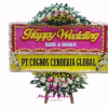 Bunga Papan Ucapan Happy Wedding Pernikahan Toko Bunga Monalisa Florist Bandung