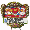 Bunga Papan Ucapan Happy Wedding Pernikahan Toko Bunga Monalisa Florist Bandung